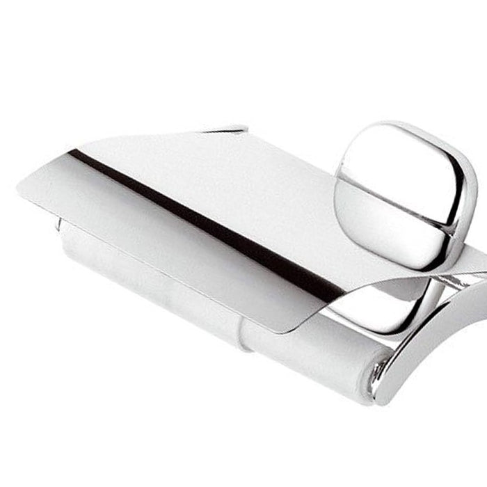 Portarotolo da muro cromato - serie suite