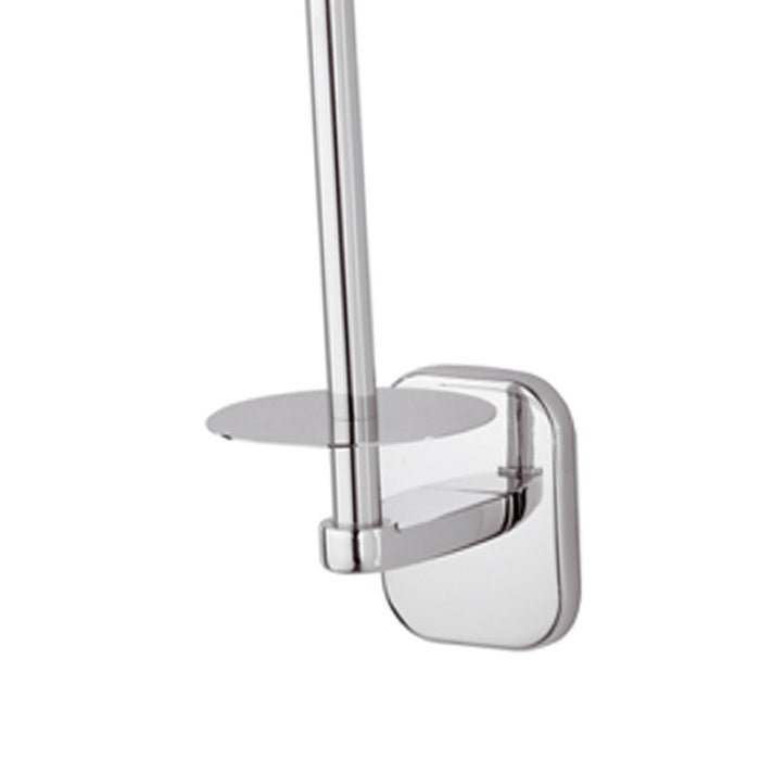 Portarotolo da muro di ricambio cromato - serie suite