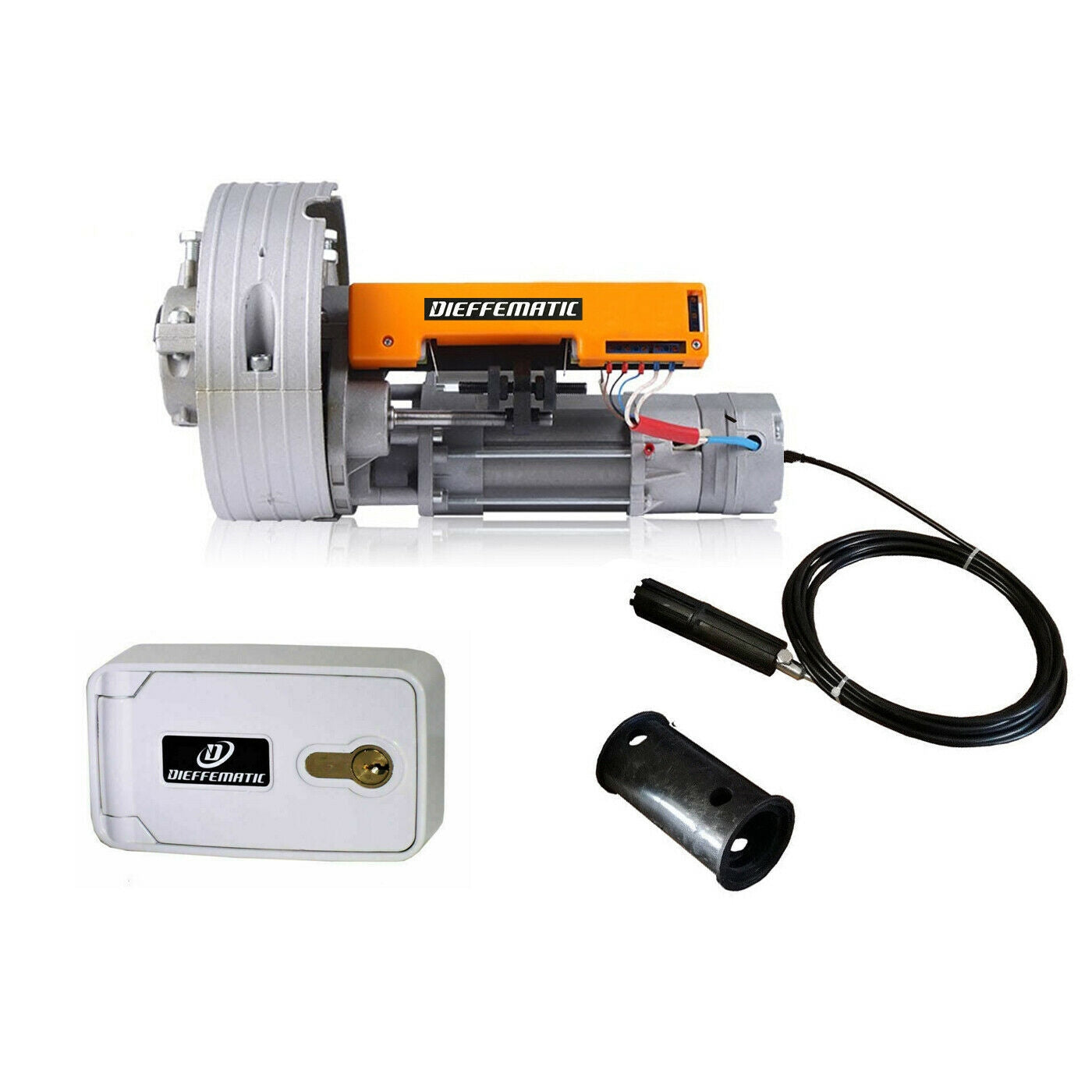 MOTORE PER SERRANDA CON ELETTROFRENO 180 KG D. 200 60 48 CON BLINDINO DI SBLOCCO