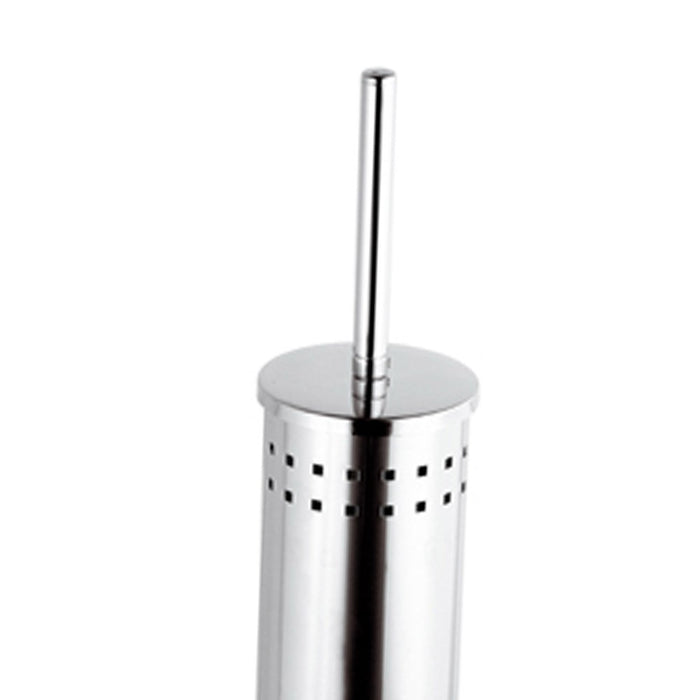 Portascopino in ottone cromato - serie suite