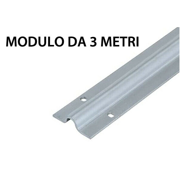 GUIDA BINARIO MODULO DA 3 METRI AD AVVITARE TONDO 20 MM 902 SCORREVOLE
