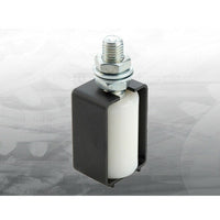 OLIVA RULLO GUIDA 30X40 MM CON CUFFIA NYLON BIANCO 450SK PER CANCELLO SCORREVOLE