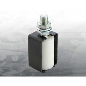 OLIVA RULLO GUIDA 30X40 MM CON CUFFIA NYLON BIANCO 450SK PER CANCELLO SCORREVOLE