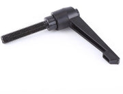 Manubrio con impugnatura antiscivolo - Fissaggio a dado M10 - Manubrio in acciaio inox resistentente alla corrosione - Manubrio ergonomico - Manubrio con impugnatura antiscivolo