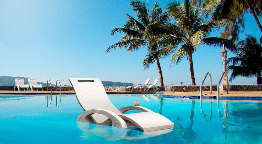 Supporto Galleggiante Chaise Longue Arkema Serendipity Bianco