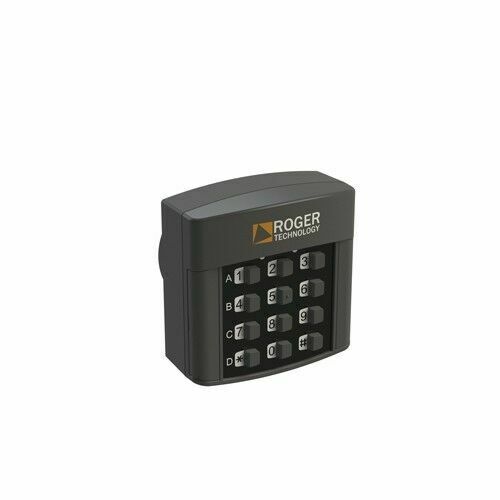 SELETTORE A TASTIERINO NUMERICO 12 CIFRE 4CH VIA RADIO INCASSO ROGER H85/TDR/I