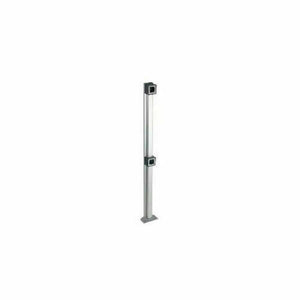 COLONNINA IN ALLUMINIO H = 110 CM DOPPIA DGF GIBIDI DGA110-2 70310 AUTOMAZIONE