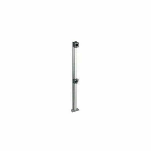 COLONNINA IN ALLUMINIO H = 110 CM DOPPIA DGF GIBIDI DGA110-2 70310 AUTOMAZIONE