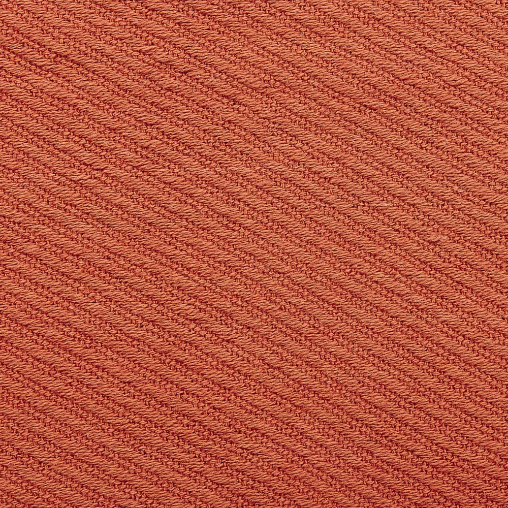 Coperta rossa in cotone e con frange fatta a mano 125 x 150 cm soggiorno camera da letto divano