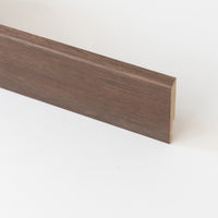 battiscopa in mdf noce scuro mm.11/14x80x2400 cod:ferx.2244