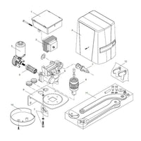 CENTRALE BENINCA' 9686487 RICAMBIO ORIGINALE AUTOMAZIONE AUTOMATISMI GARANZIA