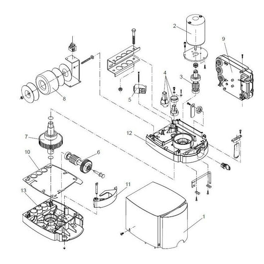 MOTORE BENINCÀ 9686811 RICAMBIO ORIGINALE AUTOMAZIONE AUTOMATISMI GARANZIA