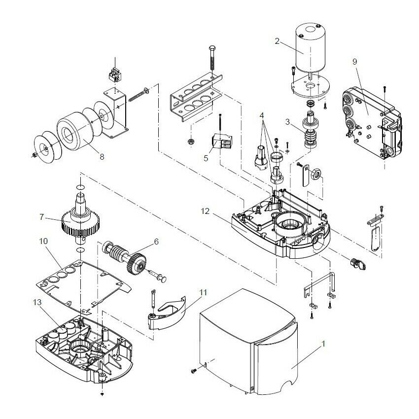MOTORE BENINCÀ 9686811 RICAMBIO ORIGINALE AUTOMAZIONE AUTOMATISMI GARANZIA