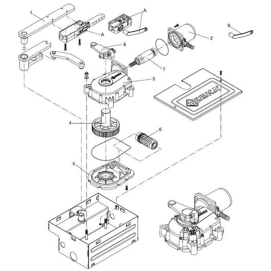 ALBERO MOTORE BENINCA' 9686572 RICAMBIO ORIGINALE AUTOMAZIONE AUTOMATISMI NUOVO