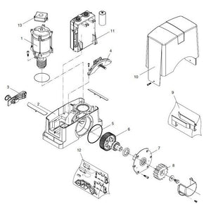 CARTER MOTORE BENINCA' 9686770 RICAMBIO ORIGINALE AUTOMAZIONE AUTOMATISMI NUOVO