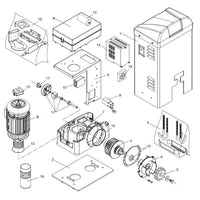 CENTRALE BENINCA' 9686553 RICAMBIO ORIGINALE AUTOMAZIONE AUTOMATISMI GARANZIA