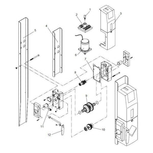 GRUPPO MOTORE BENINCA' 9686179 RICAMBIO ORIGINALE AUTOMAZIONE AUTOMATISMI NUOVO