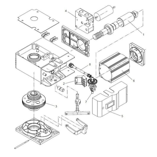MOTORE BENINCA' 9686863 RICAMBIO ORIGINALE AUTOMAZIONE AUTOMATISMI GARANZIA