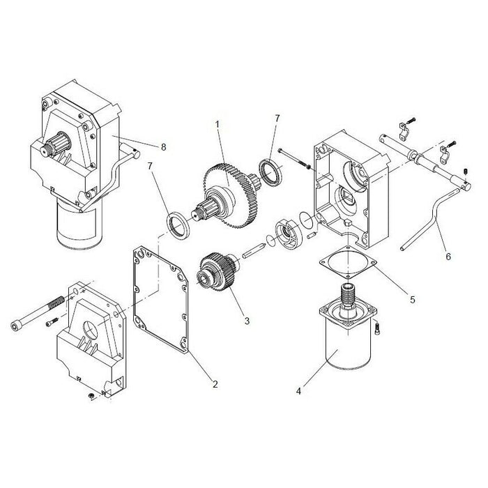 MOTORIDUTTORE BENINCA' 9686313 RICAMBIO ORIGINALE AUTOMAZIONE AUTOMATISMI NUOVO