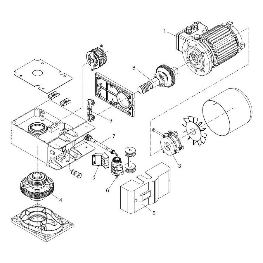 MOTORE BENINCA' 9686946 RICAMBIO ORIGINALE AUTOMAZIONE AUTOMATISMI GARANZIA