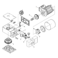 MOTORE BENINCA' 9686946 RICAMBIO ORIGINALE AUTOMAZIONE AUTOMATISMI GARANZIA