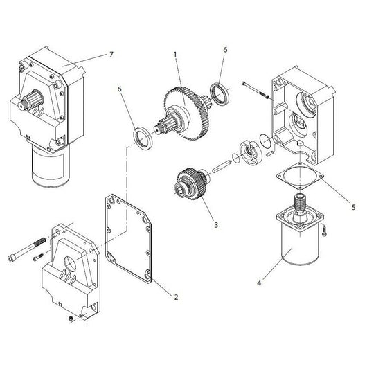 MOTORIDUTTORE BENINCA' 9686247 RICAMBIO ORIGINALE AUTOMAZIONE AUTOMATISMI NUOVO
