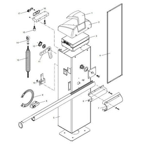 CALOTTA LAMPEGGIANTE BENINCA' 9686428 RICAMBIO ORIGINALE AUTOMAZIONE AUTOMATISMI