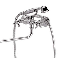 Rubinetto vasca esterno con doccia duplex e canna lunga girevole - serie liberty