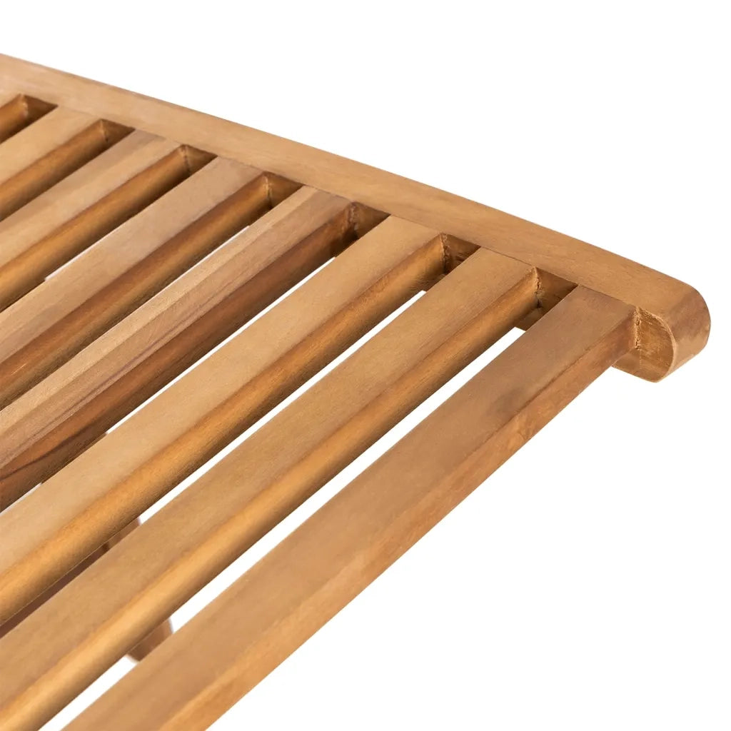 Lettino Prendisole in Legno Massello di Teak 316151