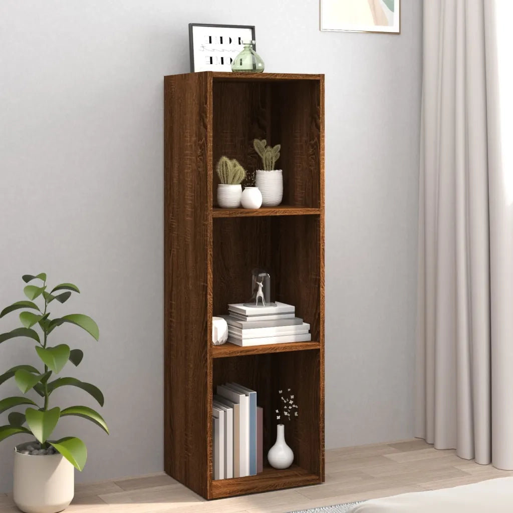 Libreria/Mobile TV Rovere Marrone 36x30x114cm Legno Multistrato 826657