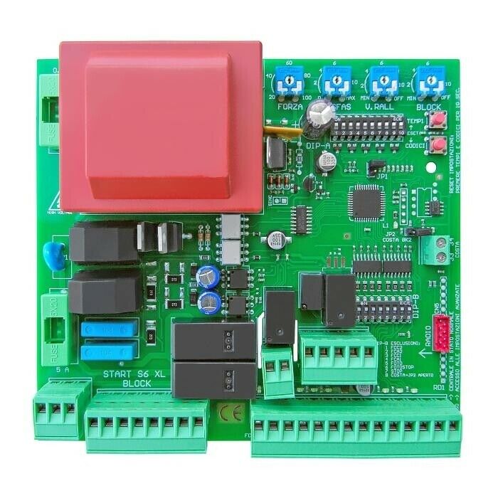 CENTRALE MONOFASE 230VAC PER CANCELLI NOLOGO START-S6BL AUTOMAZIONE AUTOMATISMI