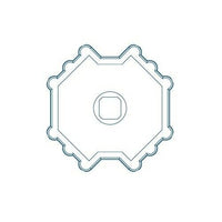 ADATTATORE OTTAGONALE PER RULLO Ø 70 MM VDS 43380/061 AUTOMAZIONE AUTOMATISMI