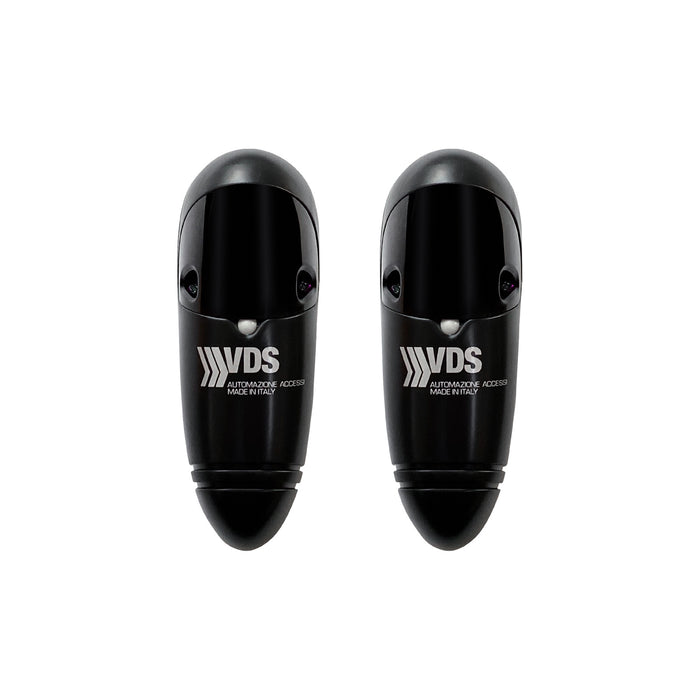 COPPIA FOTOCELLULE DA PARETE SLIM PORTATA 40 MT ALIMENTAZIONE 12/24V VDS FS 12/T