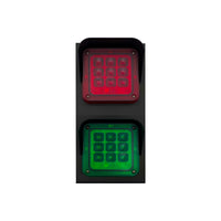 SEMAFORO 2 LUCI ROSSO-VERDE 12/24V VDS SEM-2 550/3018 AUTOMAZIONE AUTOMATISMI