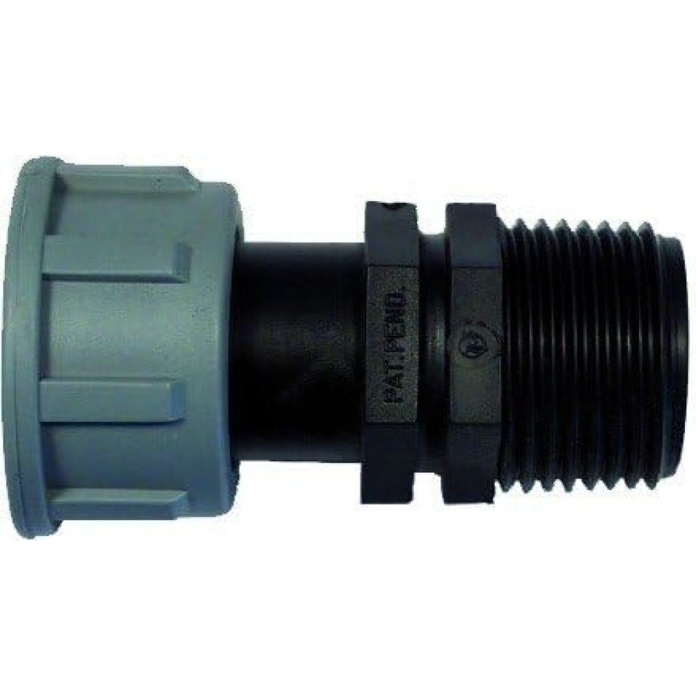 Distributore in polipropilene, raccordo dritto 1-1/2  ig x 1-1/2