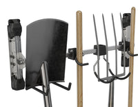 Appendi Attrezzi 74x15x30 cm Keter con 4 Ganci Capacità Totale 36 kg in Acciaio Grigio e Nero