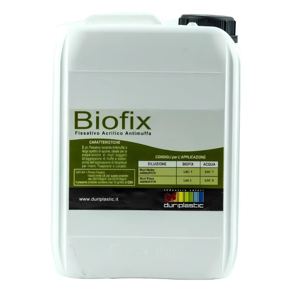 Fissativo bonificante sanificante biofix barriera protettiva antimuffa antialga *** formato 1 lt, confezione 1