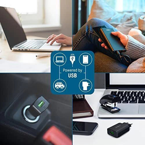 Ansmann BASIC IV carica batterie Universale USB