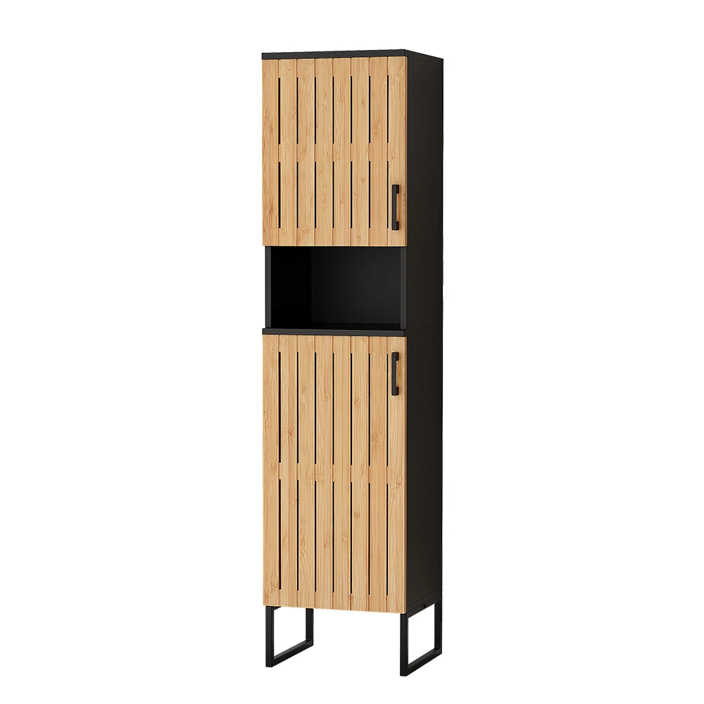 Vicco Mobiletto da bagno Bambù 35 x 145 cm
