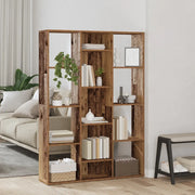 Libreria/Divisorio Ambienti | Divider per stanze | Paravento Legno Vecchio 100x24x140 cm in Truciolato