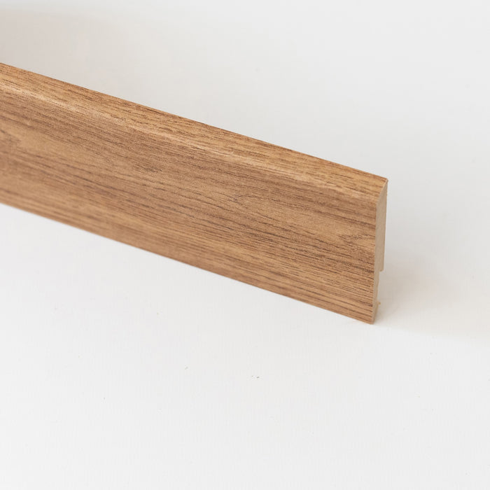 battiscopa in mdf rovere medio mm.11/14x80x2400 cod:ferx.2248