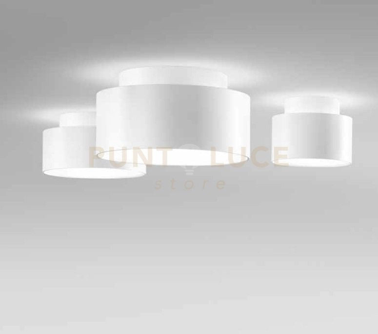 BAUM PLAFONIERA DOPPIA EMISSIONE LED 3000K 1360LM 12+3W IP20 BIANCO
