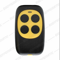 TELECOMANDO APRICANCELLO CLONE 433,92 MHZ 4 CANALI - TX-F GIALLO