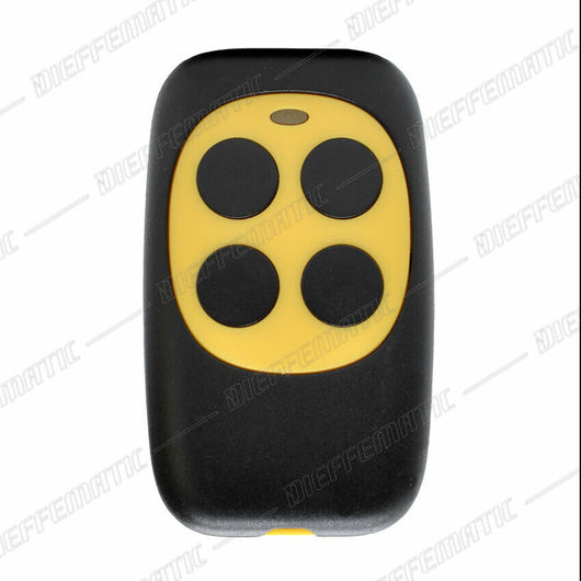 TELECOMANDO APRICANCELLO CLONE 433,92 MHZ 4 CANALI - TX-F GIALLO
