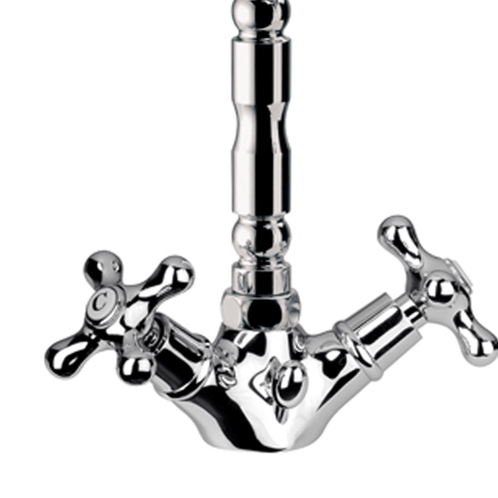 Rubinetto retro con canna antica serie liberty remer