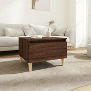 Tavolino da Salotto-Tavolino da soggiorno-Tavolo Rovere Marrone 50x46x35cm Legno Multistrato 626369