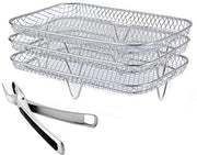 Fornitore di aria - 3 Livelli - Standard di essiccazione alimentare - Compatibile con DZ201/DZ100 - In acciaio inossidabile - Resistente alla lavastoviglie - Dehydratore