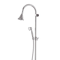 Rubinetto doccia con colonna saliscendi, doccetta e soffione - serie liberty