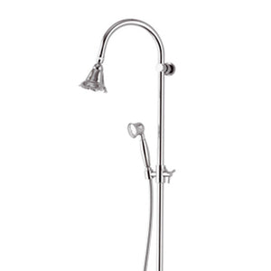 Rubinetto doccia con colonna saliscendi, doccetta e soffione - serie liberty