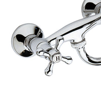 Rubinetto lavello a muro con canna inferiore - serie liberty